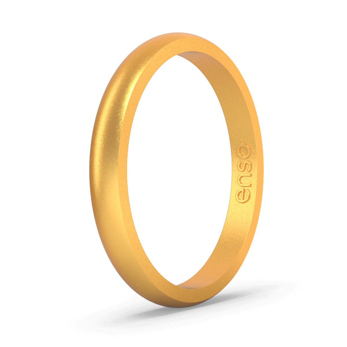 Enso Rings Elements Thin Silicone Ring - Gold