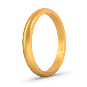 Image of Gold Ring - Metallic warm golden yellow.