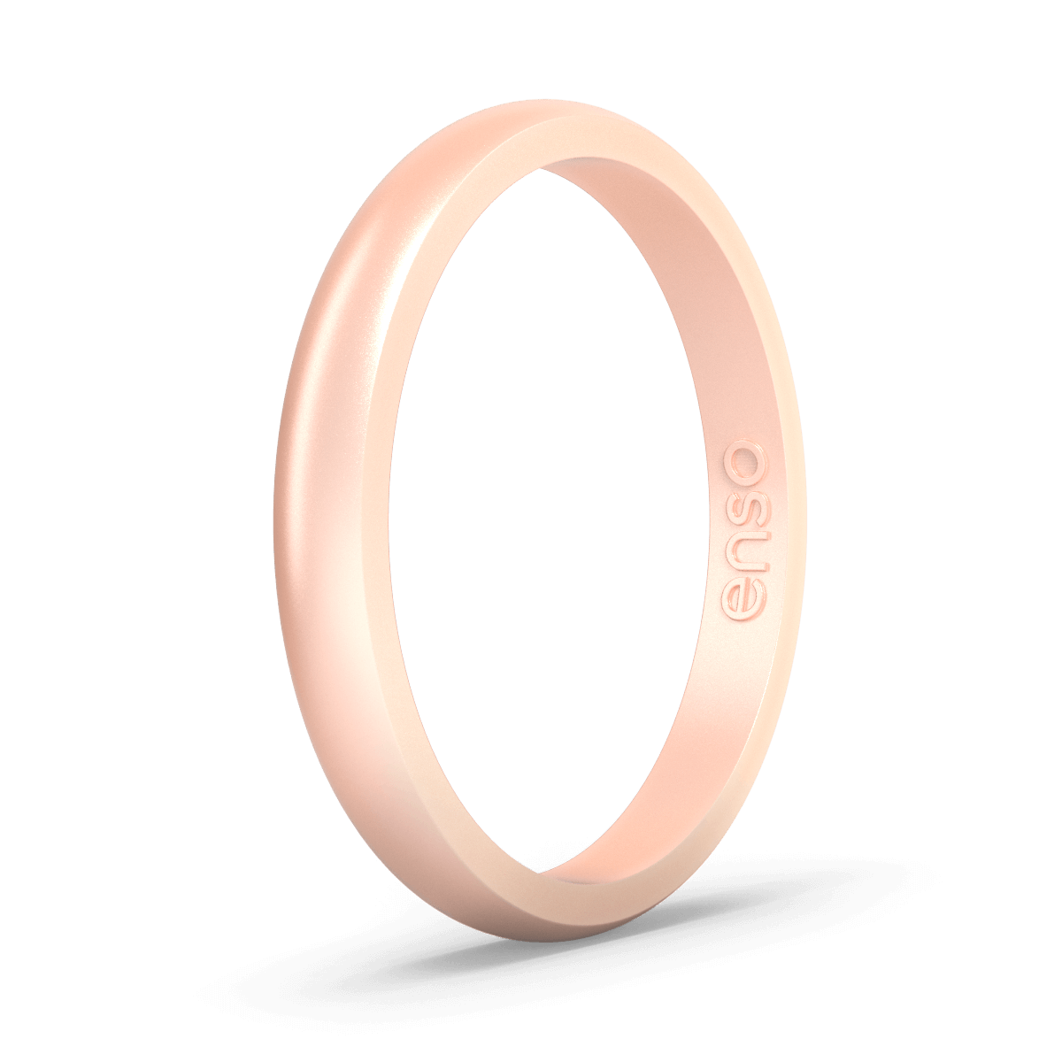 Enso Rings Classic Contour Elements Series Silicone Ring - 14 - Gold