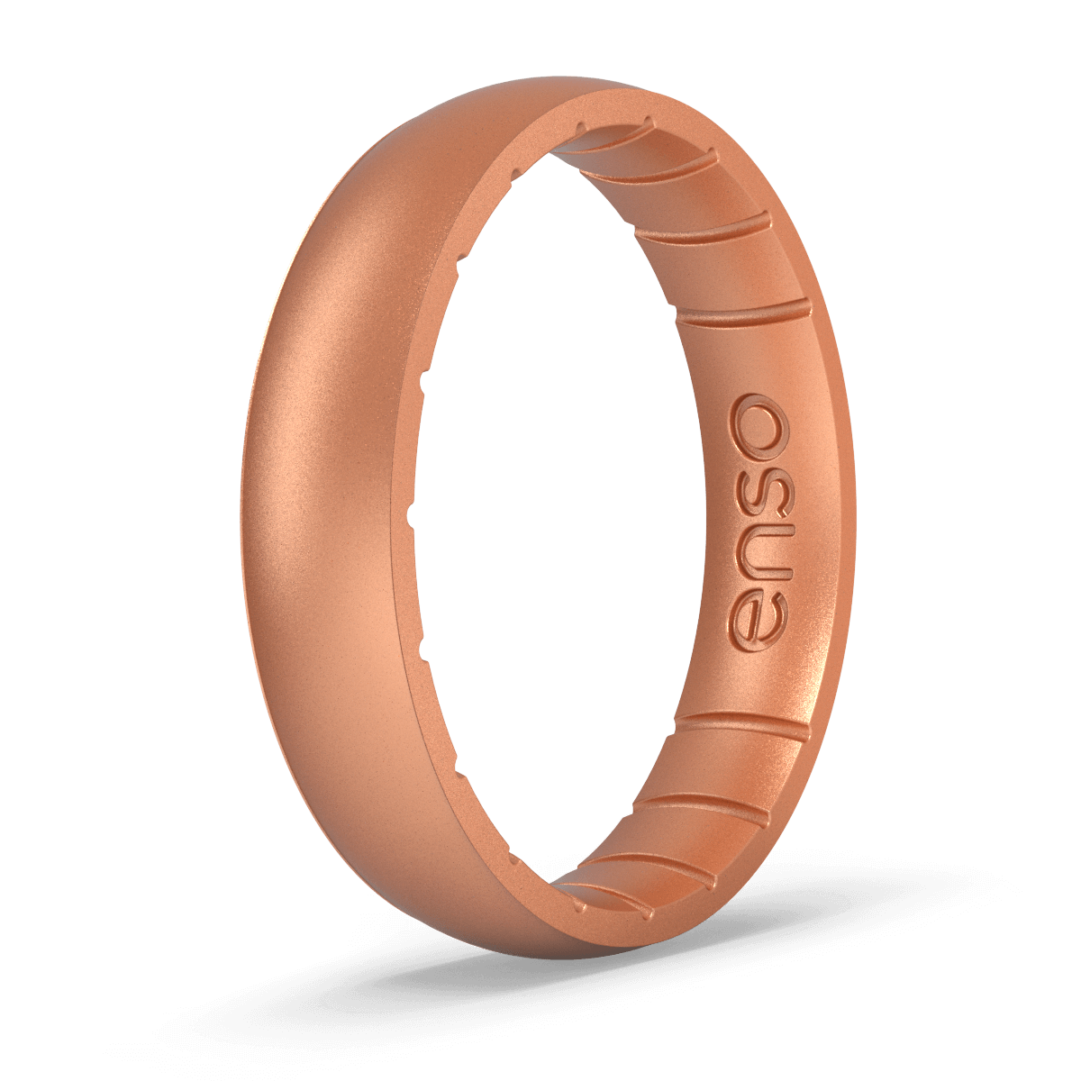 Enso Rings Elements Classic Thin Silicone Ring | Pink Diamond | Size 3
