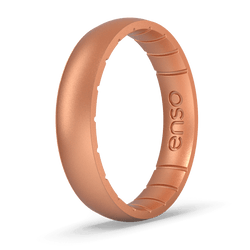 Elements Classic Thin Silicone Ring Copper