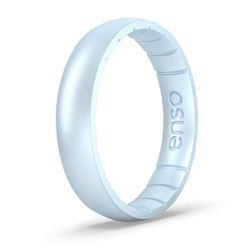 Elements Classic Thin Silicone Ring - Diamond