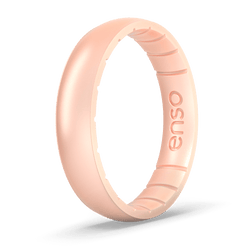 Thin Elements Silicone Ring Rose Gold