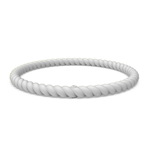 Image of Misty Gray Bracelet - Warm, pale combination of Gray and white.