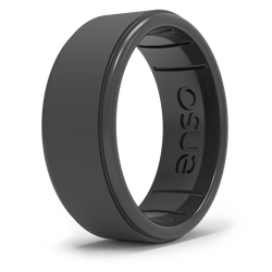 Rise BC Silicone Ring Obsidian