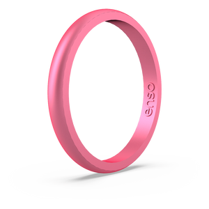 Image of Pixie Ring - Iridescent bright pink with white and light blue undertones.
