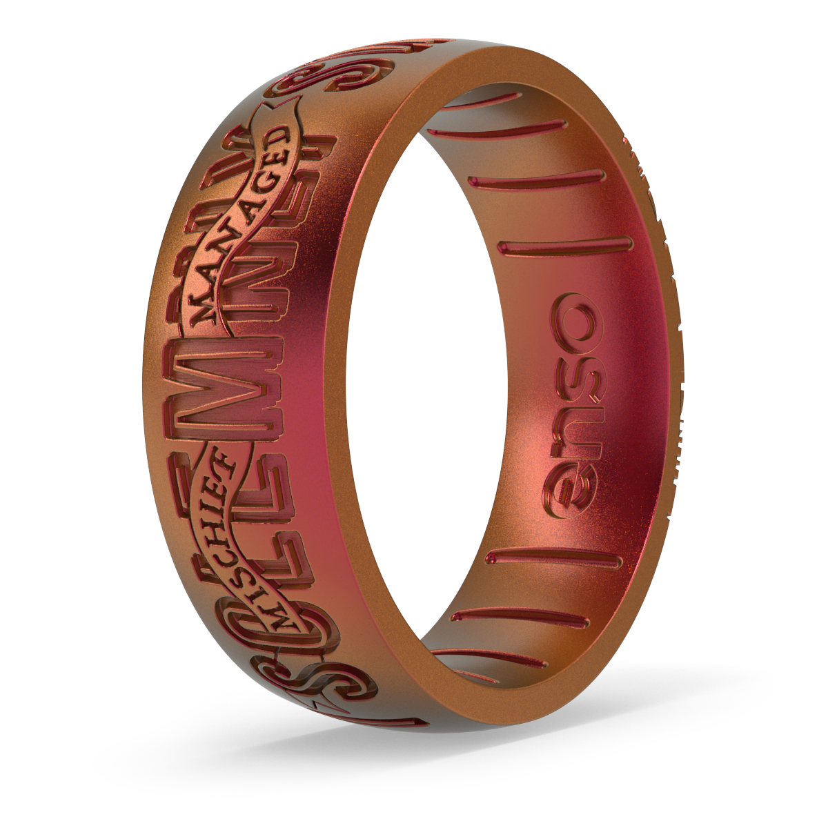 Enso Rings Harry Potter Silicone Rings | Marauder's Map - Poseidon | Size 7