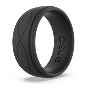 Image of Obsidian Ring - Bold, true black.