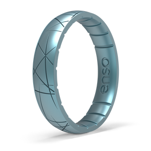 Image of Yeti Frost Ring - Iridescent light blue with white undertones.
