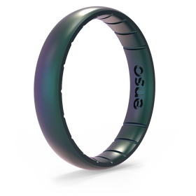 Enso Rings Lord of The Rings Shire Ornate Classic Silicone Ring - 10