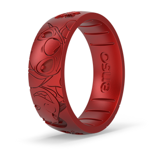 Image of Ohana Ring - Deep, true red with hints of shimmer.