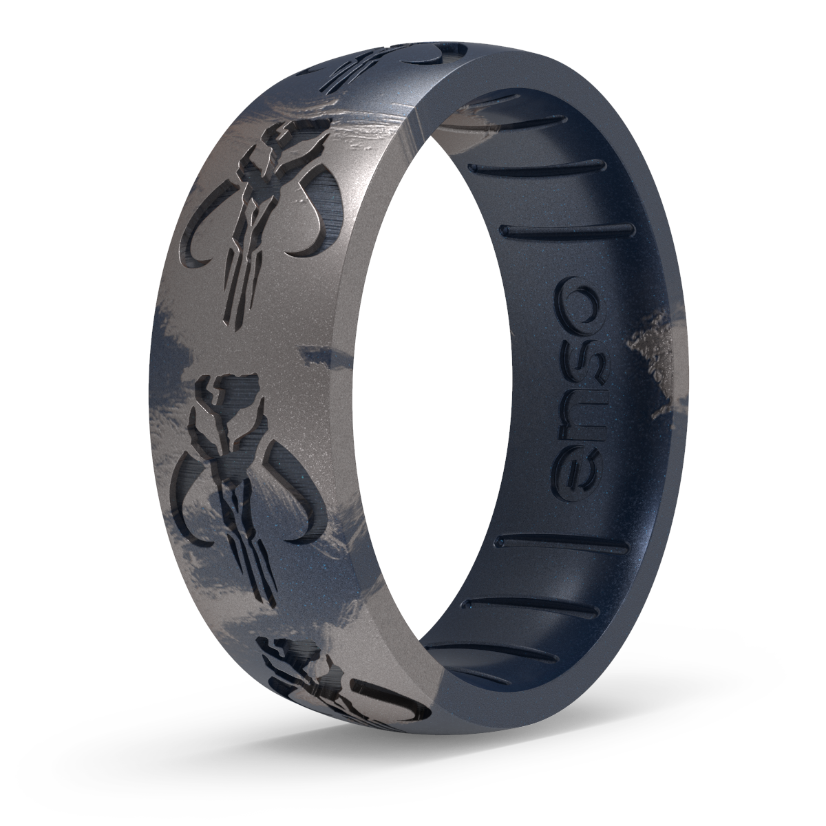 Thin Volcanic Ash Silicone Ring | Elements Collection