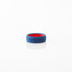 Dualtone Silicone Ring - Navy Blue / Red