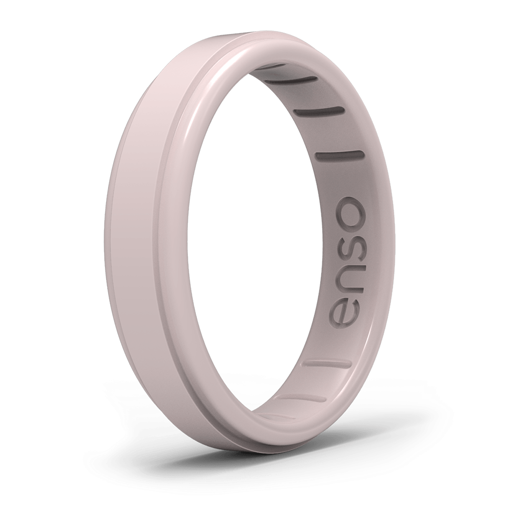 Enso Rings Rise Thin Silicone Ring | Denim | Size 6