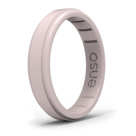 Enso Rings Dualtone Series Silicone Ring - Blazing Yellow/Obsidian - 3