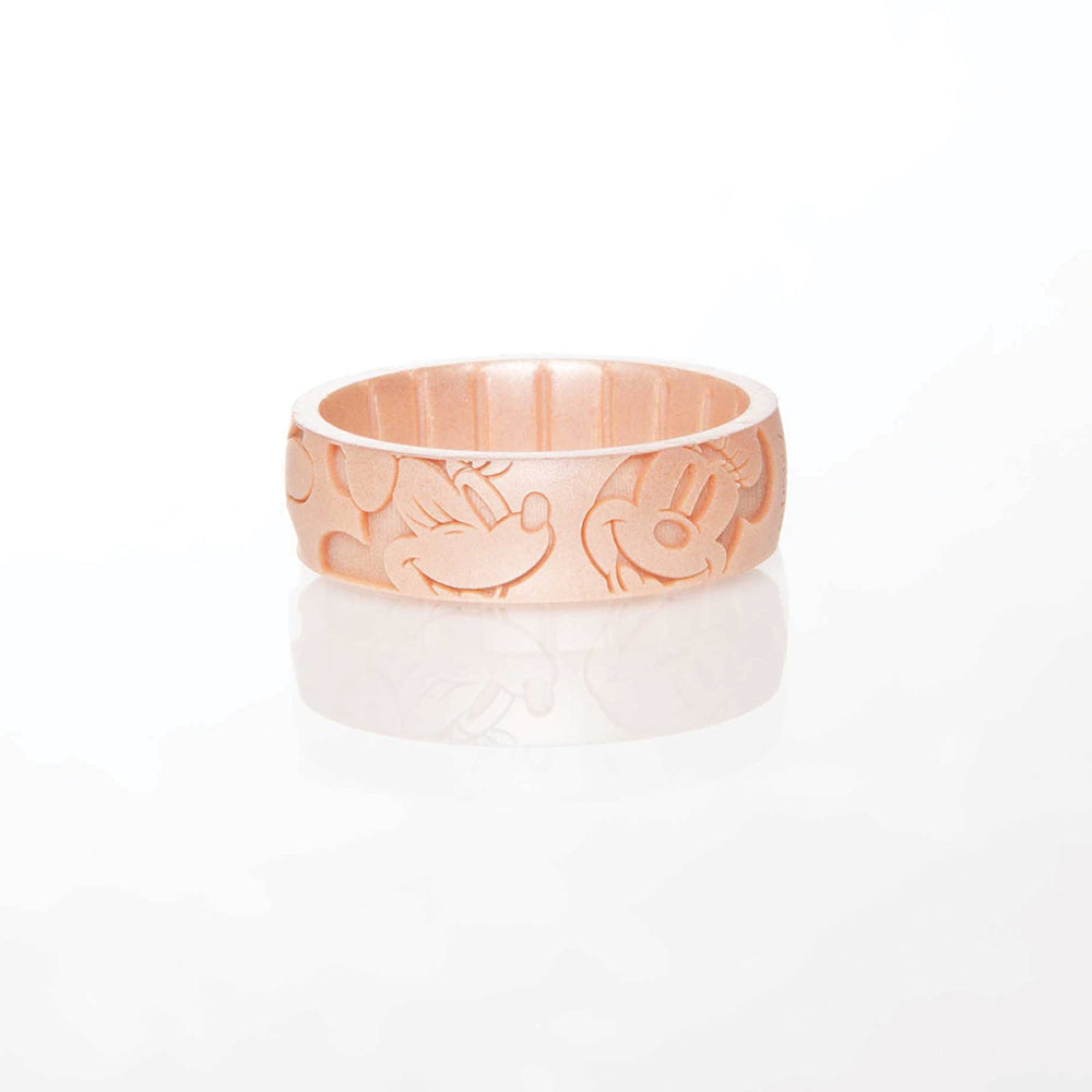 Enso Rings Disney Minnie Mouse Emotion Classic Silicone Ring - 10 - Rose  Gold : Target