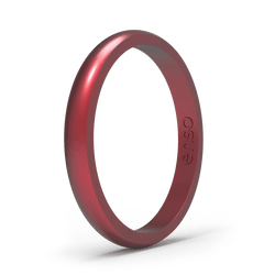 Elements Classic Halo Silicone Ring Ruby