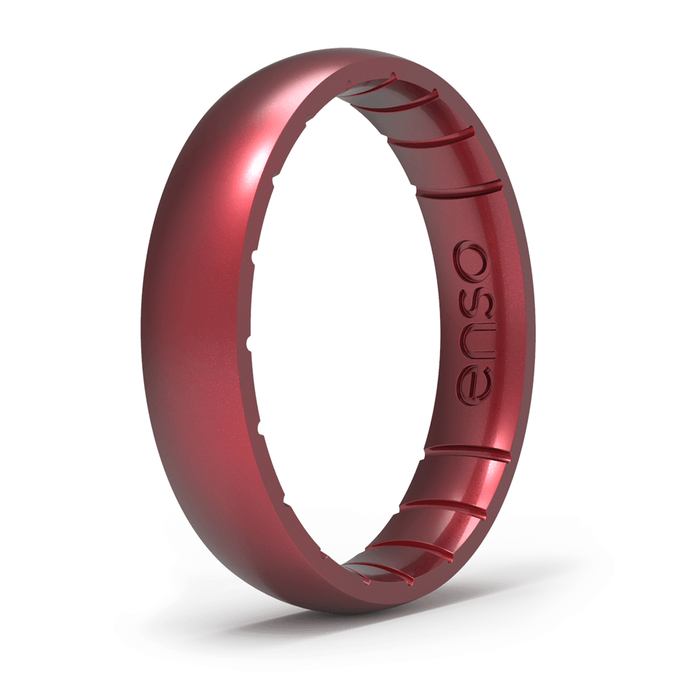 Enso Rings Elements Collection - 4.3mm Diamond Silicone Band