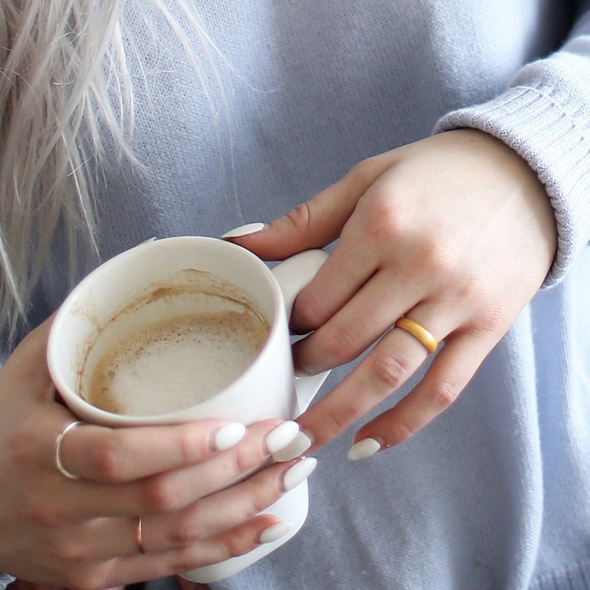 Enso Rings Thin Elements Silicone Ring Infused with Precious