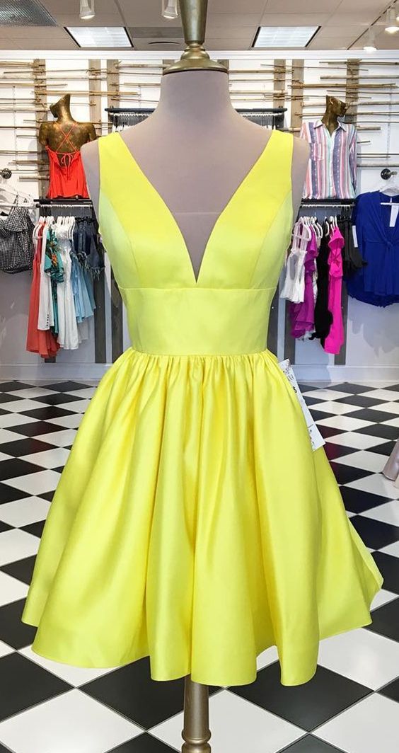 yellow dress 2018