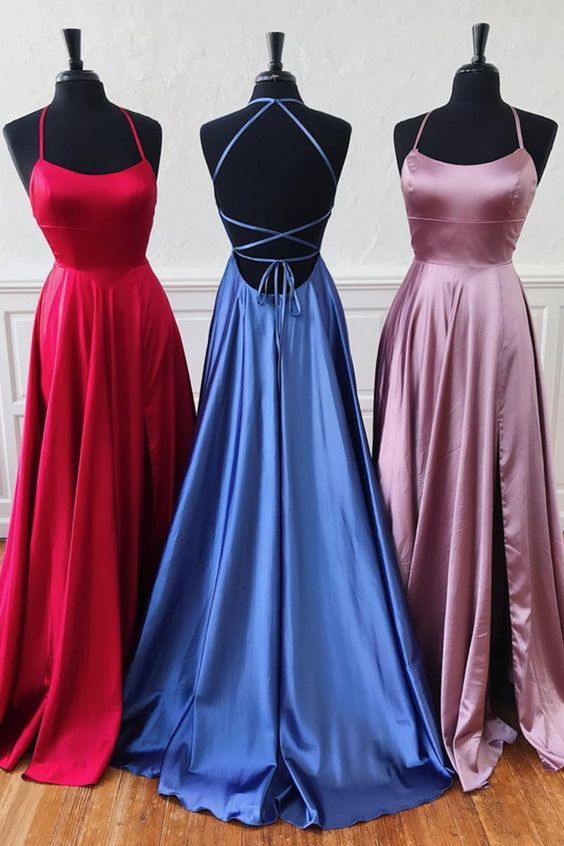 lace up prom dresses