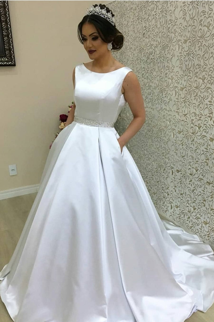 marriage gown white