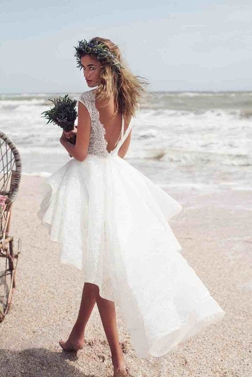 short wedding dresses for beach wedding