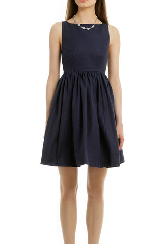 navy blue damas dresses