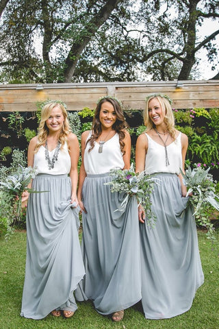 boho navy bridesmaid dress