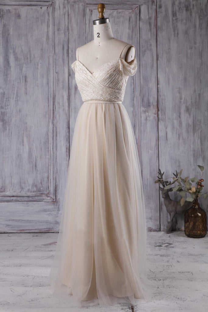 cream bridesmaid dresses