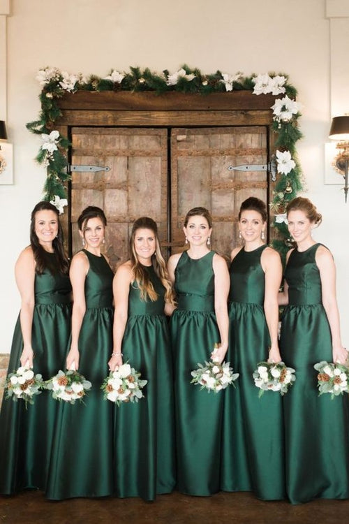 deep jade bridesmaid dresses