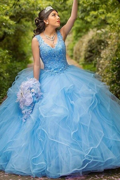 3D Floral Quinceanera Dress By House Of Wu 26027 – ABC Fashion | lupon ...