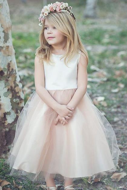 tulle flower girl skirt