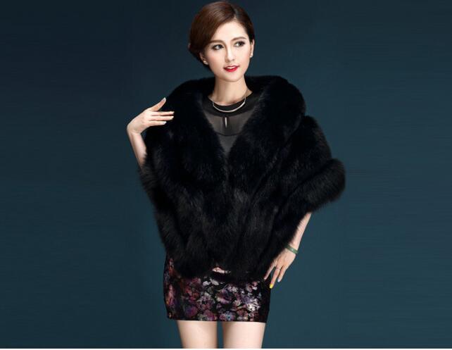 Warm Fur Bridal Shawl In Stock Wedding Cape – loveangeldress