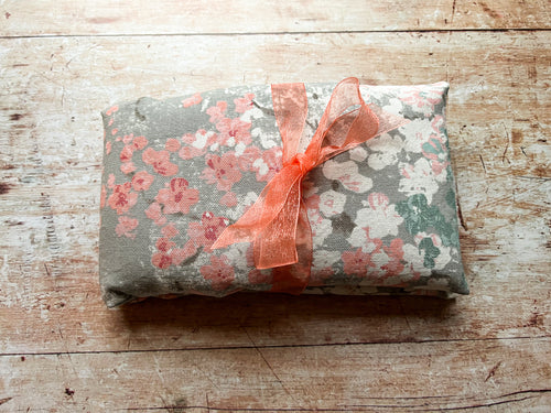 Flax and Lavender Microwaveable Heat Pack - Warming Pillow with Lavender and Flax - Friend Gift - Valentine Gift for Her