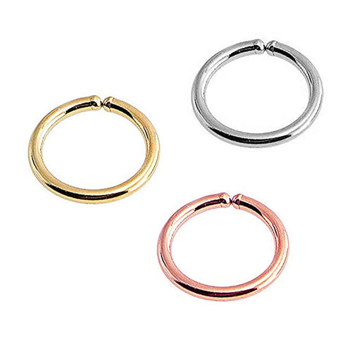  14K Gold Filled Small Hoop Earrings for Cartilage Nose