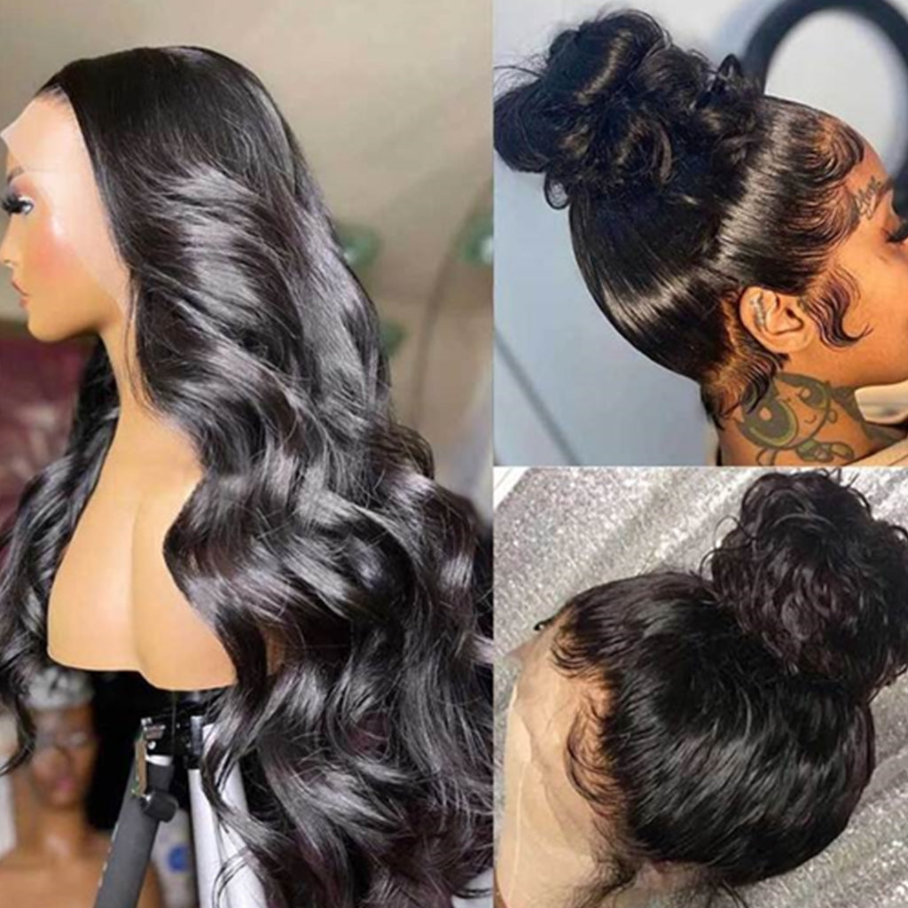 body wave lace front wig styles