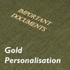 Gold personalisation