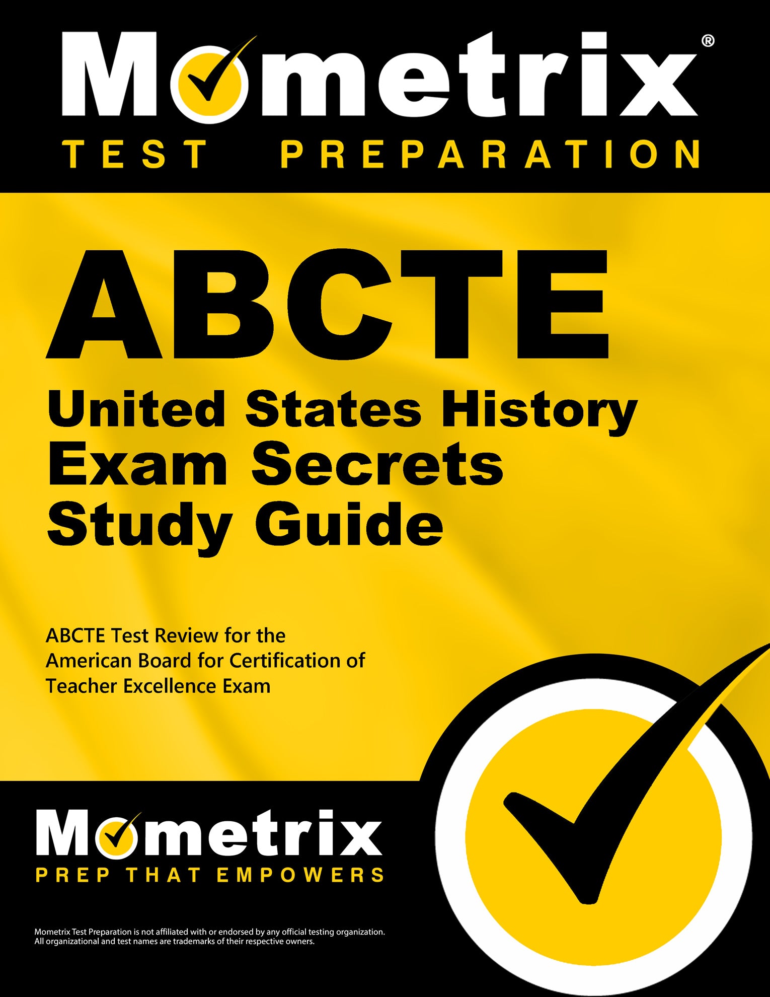 ABCTE United States History Exam Secrets Study Guide (printed book)