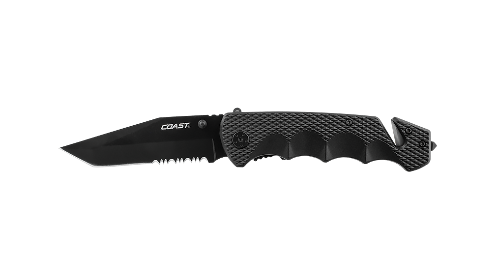 COAST Crew DX344 Double Lock Serrated Pocket Knife – COAST Products