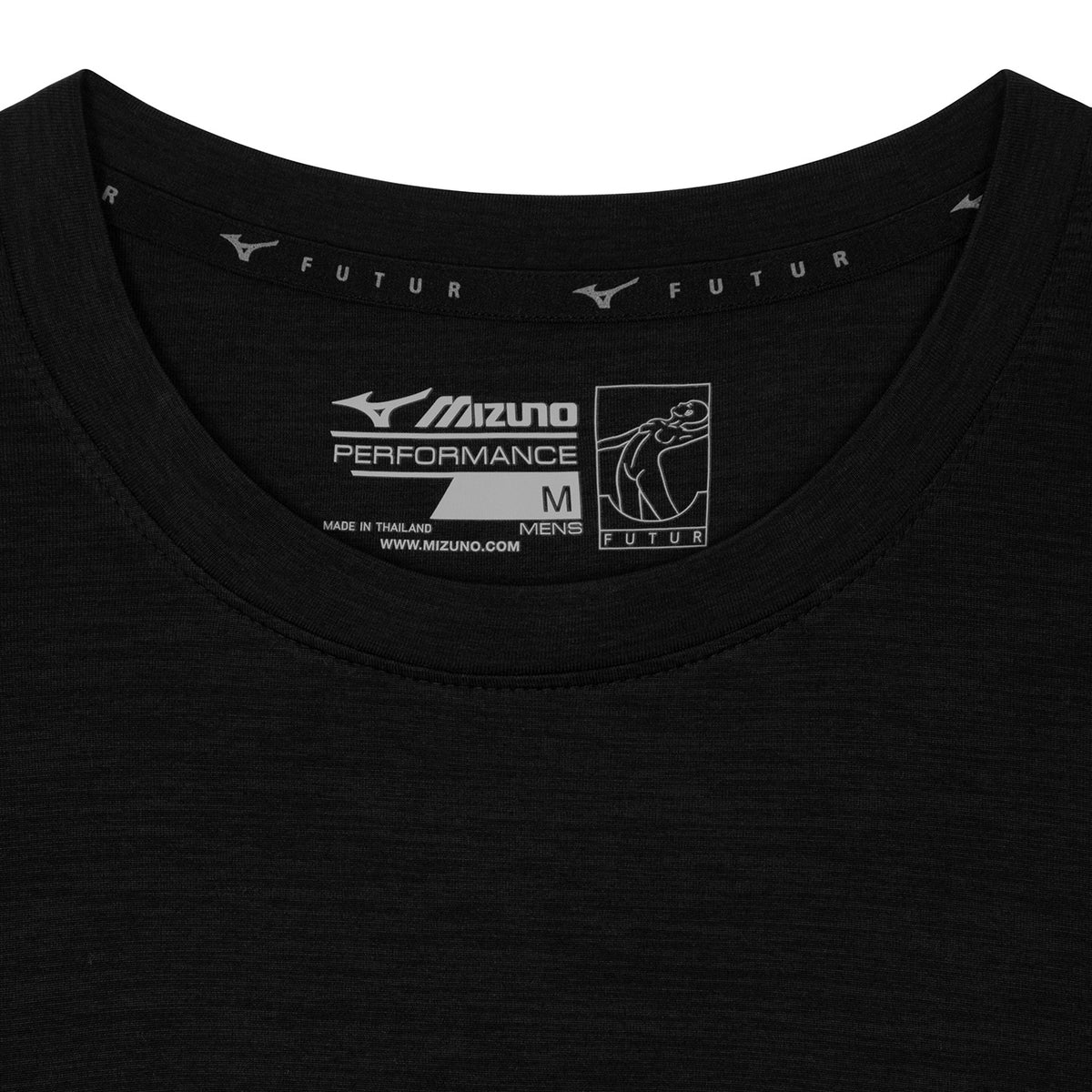 FUTUR X MIZUNO TEE MENS BLACK. FUTUR 