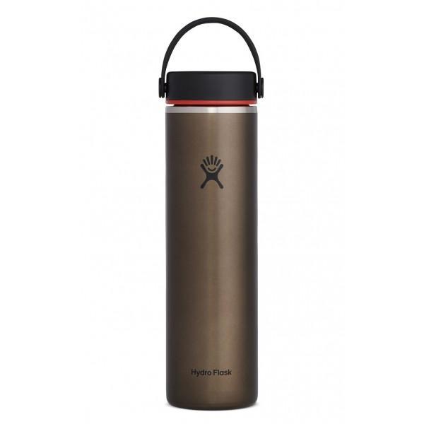 Trail Series Wide Mouth Lightweight 0,71l/24oz - Stainless Steel BPA-Free - Obsidian
