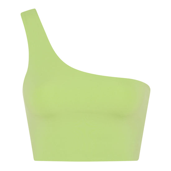 Girlfriend Collective Bianca One Shoulder Bra - Made from Recycled