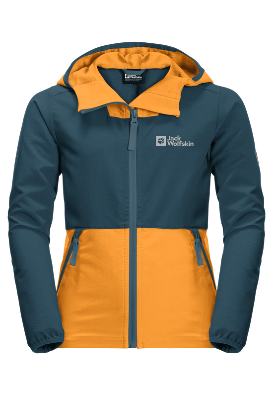 Kinematica kapsel Bibliografie Jack Wolfskin B's Turbulence Softshell Jacket - 100% Recycled Polyester -  Weekendbee - sustainable sportswear