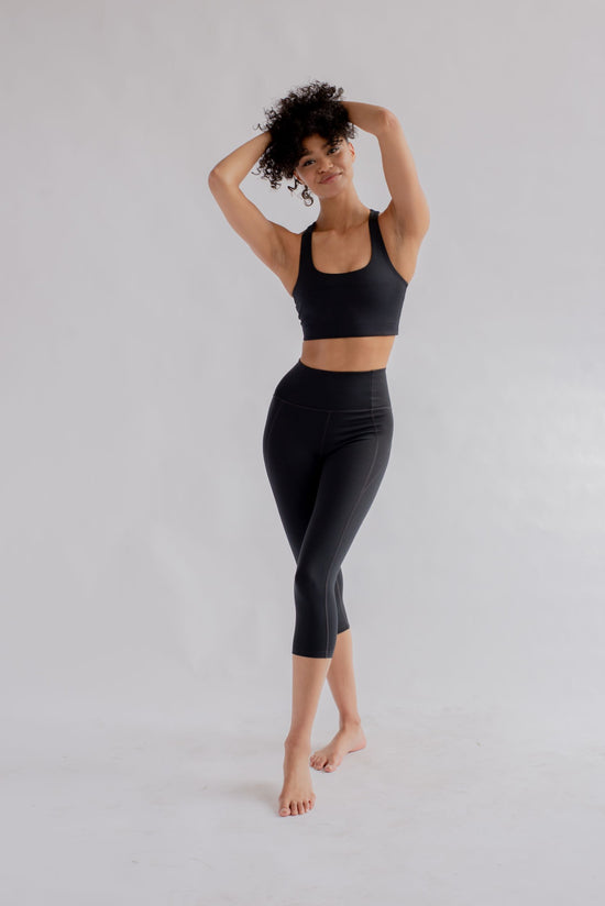 Compressive core control 40cm capri leggings