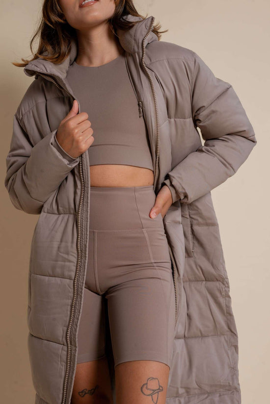 Girlfriend Collective Long Puffer Jacket - Recycled PET – Weekendbee -  sustainable sportswear