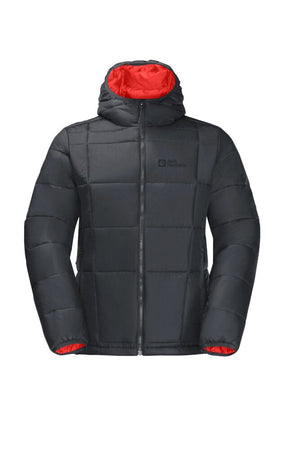 Rafflesia Arnoldi je bent kleurstof Jack Wolfskin M's Bergland Ins Hooded Jacket - Recycled Polyamide &  Polyester - Weekendbee - sustainable sportswear