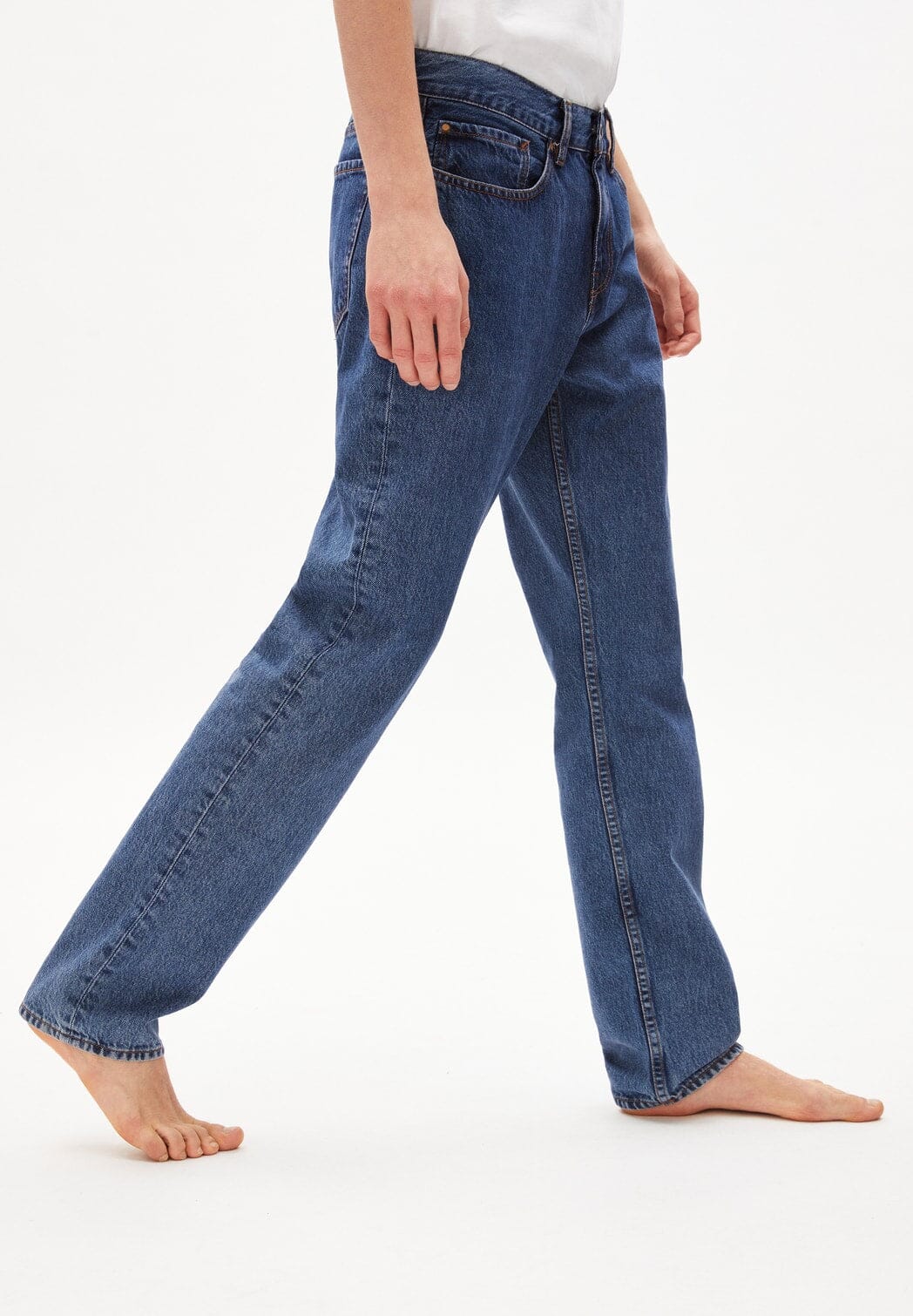M's retro jeans - Corte recto - Mezcla de algodón orgánico - Weekendbee - sustainable sportswear