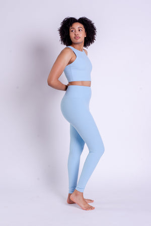 Girlfriend Collective - RIB High-Rise Leggings - Made from recycled bottles