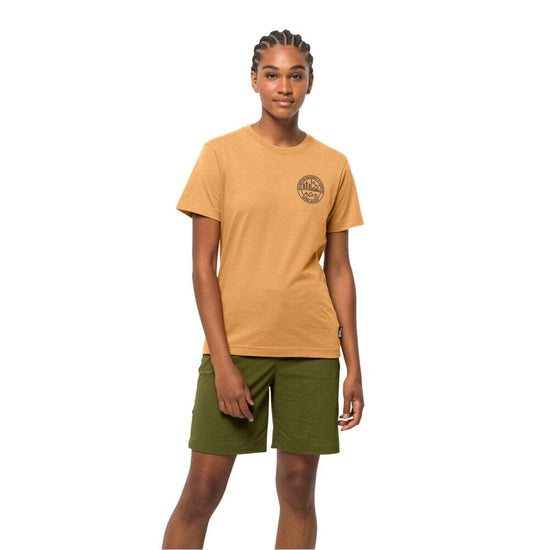 Jack Wolfskin W\'s Campfire – Weekendbee Cotton sustainable sportswear T-shirt Organic - 